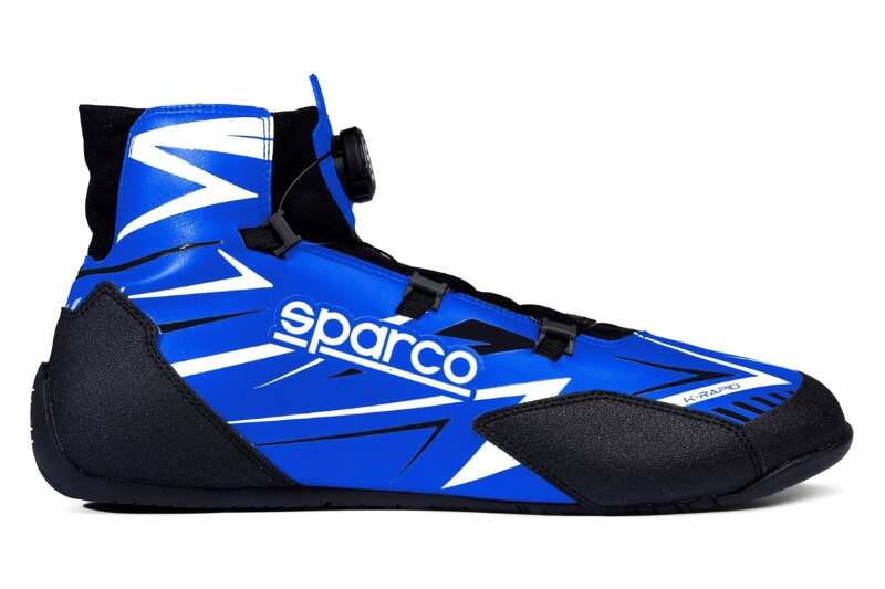 SPARCO K-Rapid Blue/White Kart Racing Shoes Size 42 - BKB0002B0B04042