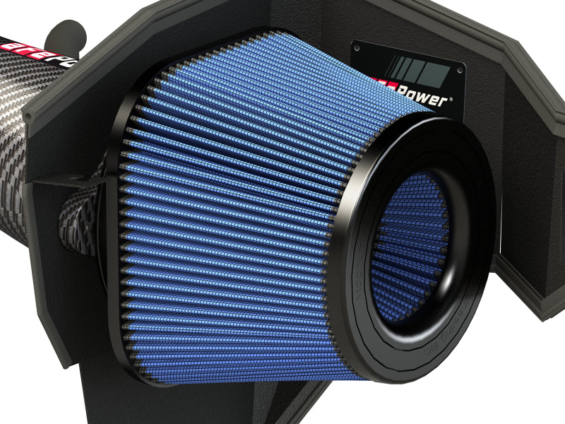 aFe MagnumFORCE Carbon Fiber Intake Stage-2 Pro 5R 11-17 Dodge Challenger/Charger SRT-8 V8 6.4L - 54-12172-C