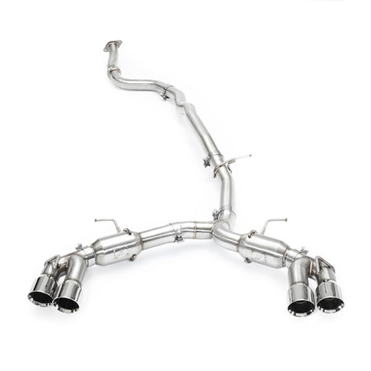 Mishimoto 2016+ Chevrolet Camaro 2.0T Quad Polished Tip Cat-Back Exhaust - MMEXH-CAM4-16QTPP