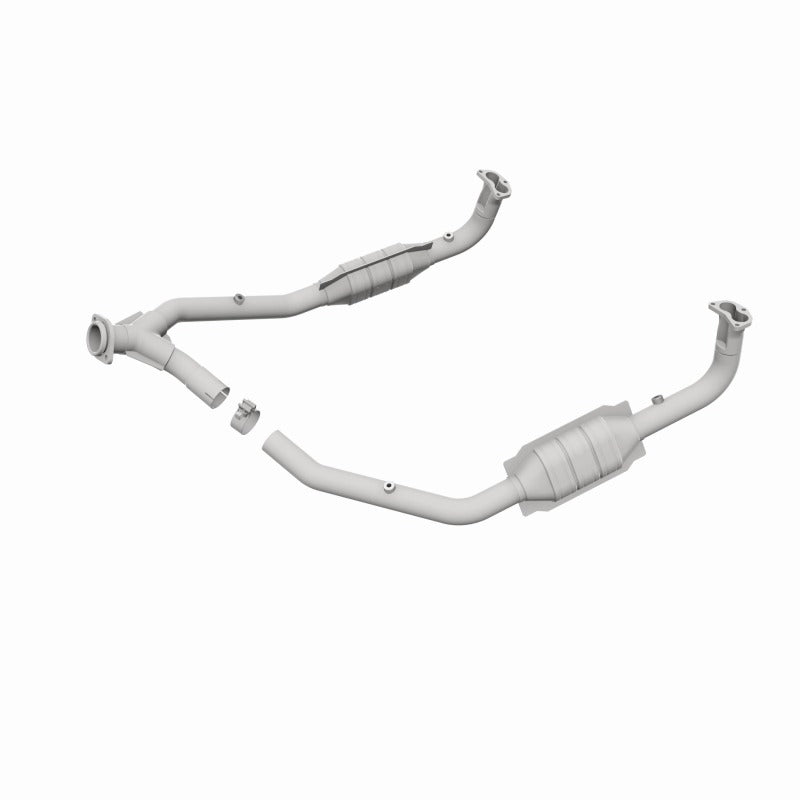 MagnaFlow DF Cat. Conv 97 Land Rover Defender 90 4.0L Y-Pipe Assy / 96-99 Discovery 4.0L Y-Pipe Assy - 93690