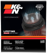 Load image into Gallery viewer, K&amp;N Filter Universal Rubber Filter 2.5 inch Flange 5.25 inch Base 5.75 inch Height - RU-5005
