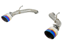 Load image into Gallery viewer, aFe Takeda 2.5in 304 SS Axle-Back Exhaust w/ Blue Flame Tips 16-18 Infiniti Q50 V6-3.0L (tt) - 49-36130NM-L