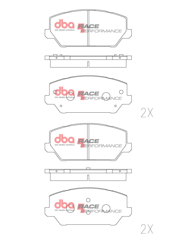 DBA 19-22 Hyundai Veloster RP Performance Front Brake Pads - DB15012RP