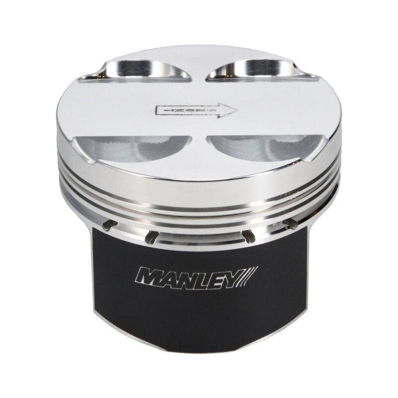 Manley 03-06 Evo 8/9 4G63T/4G63 85.5mm +.5mm Over Bore 10.0/10.5:1 Flat Top Pistons w/ Rings - 606205C-4