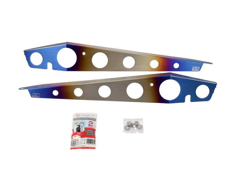 GrimmSpeed 15-21 Subaru WRX/STI Fender Shrouds - Titanium - GRM.1066.1.TI