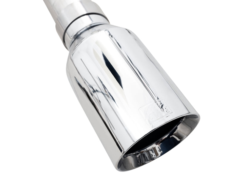 AWE Tuning 0FG 21+ Ford F150 Dual Split Rear Exhaust - 5in Chrome Silver Tips - 3015-32105