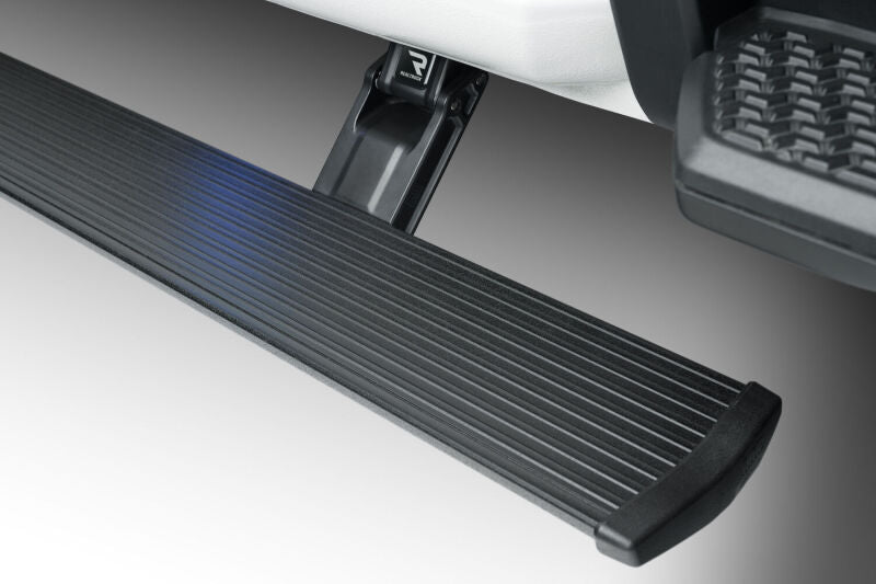 AMP Research 19-21 Chevy Silverado 1500 Crew Cab PowerStep Plug N Play - Black (w/OEM Illumination) - 76254-01A