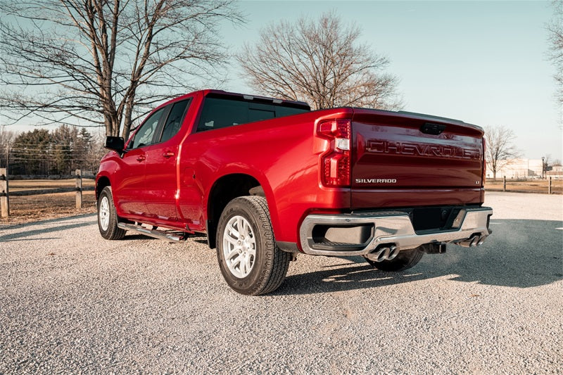 Corsa 2019-2025 Chevrolet Silverado 1500 5.3L 147.5in Wheel Base Cat-Back Dual Rear 4in Polish Tips - 21199