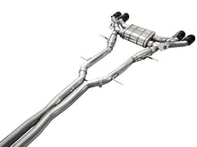 Load image into Gallery viewer, AWE Tuning 2021+ Cadillac CT4-V Blackwing SwitchPath Exhaust - Diamond Black Tips - 3025-43436