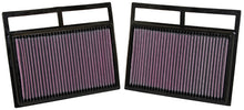 Load image into Gallery viewer, K&amp;N Replacement Air Filter MERCEDES-BENZ CL600 5.5L-V12; 2003 (2 PER BOX) - 33-2412