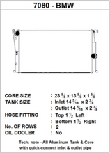 Load image into Gallery viewer, CSF BMW 2 Series (F22/F23) / BMW 3 Series (F30/F31/F34) / BMW 4 Series (F32/F33/F36) M/T Radiator - 7080