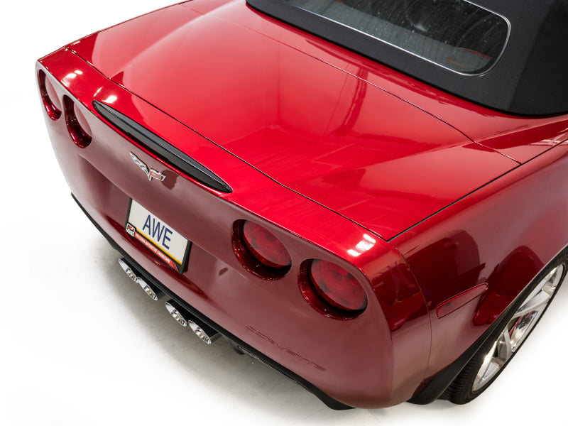 AWE Tuning 09-13 Chevrolet Corvette 6.2L Touring Edition Axle-Back Exhaust w/ Chrome Silver Tips - 3015-42662
