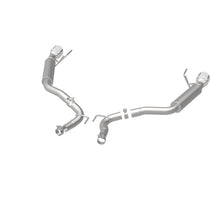 Load image into Gallery viewer, MagnaFlow Axle Back, SS, 2.5in, Competition, Dual Split Polish 4.5in Tip 2015 Ford Mustang Ecoboost - 19179