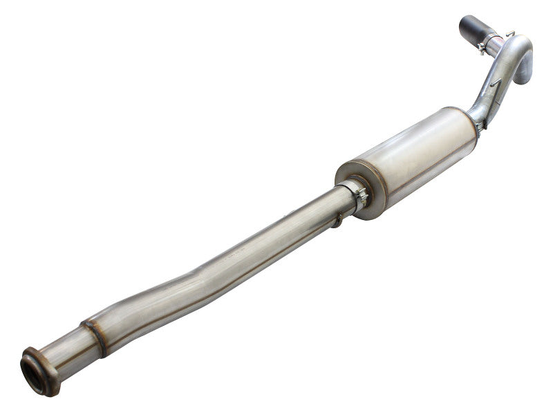 aFe MACHForce XP SS Exhaust 4in Cat-Back w/ Black Tip 2015 Ford F-150 EcoBoost V6 2.7/3.5Ltt - 49-43069-B