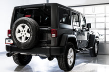 Load image into Gallery viewer, AWE Tuning 07-18 Jeep Wrangler JK/JKU 3.6L Tread Edition Axle-Back Dual Exhaust - Diamond Black Tips - 3015-33003