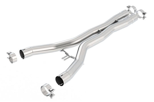 Borla 2014 Chevy Corvette Stingray X-Pipes (Smog Legal Cut and Clamp) - 60548