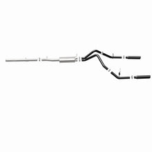 Load image into Gallery viewer, MagnaFlow SYS Cat-Back 3.5in Black Dual Split Rear Tips 10-13 Chevy Silverado / GMC Sierra 5.3L - 15362