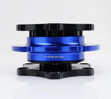 Load image into Gallery viewer, NRG Race Short Hub Datsun - Black Body Blue Ring - SRK-R200BK-BL