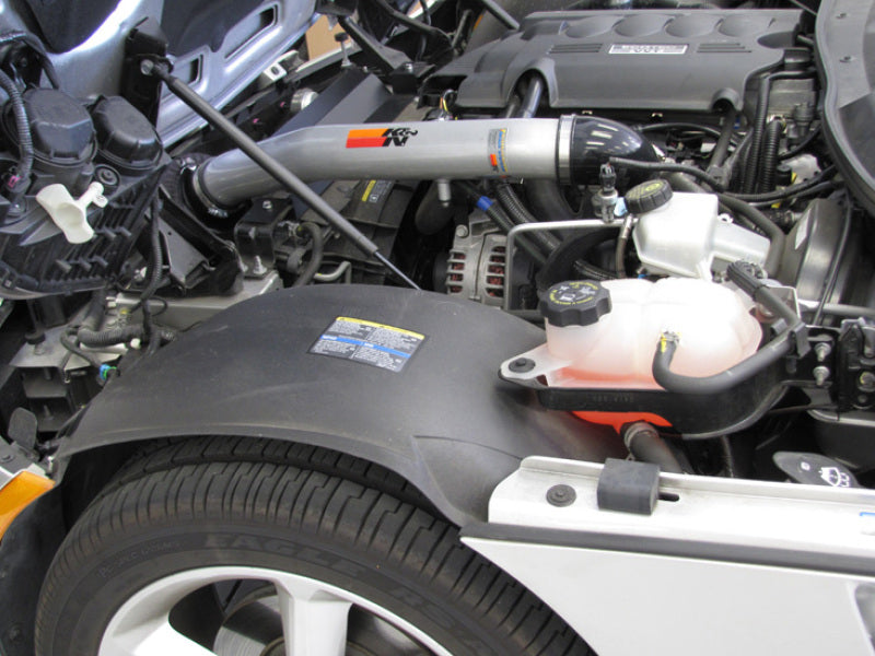 K&N 06-08 Pontiac Solstice / Saturn Sky L4-2.4L Silver Typhoon Short Ram Intake - 69-8432TS