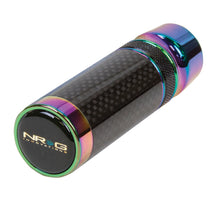 Load image into Gallery viewer, NRG Slimboy Adjustable Shift Knob (M10X1.25) Nissan / Mazda / Toyota - Carbon Fiber / Neochrome - SK-580BC/MC-1