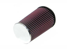 Load image into Gallery viewer, K&amp;N Universal Chrome Filter 4 inch FLG / 5 3/8 inch Bottom / 4 1/2  inch Top / 8 inch Height - RC-4580