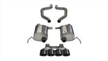 Load image into Gallery viewer, Corsa 17-19 Chevy Corvette Z06 2.75in Axle Back Exhaust Black Dual Rear Exit Quad 4.5in Tip (Sport) - 14768BLK