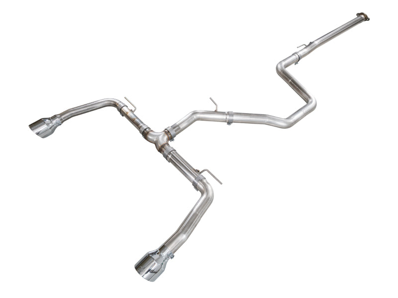AWE Tuning 22-26 Hyundai Elantra N Track Edition Cat-Back Exhaust - Chrome Silver Tips - 3020-32237