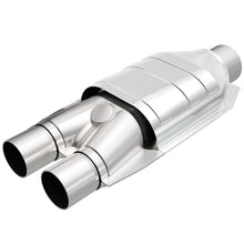 Load image into Gallery viewer, MagnaFlow Universal Catalytic Converter 2.5 inch/2 inch S/D PC2 Front - 337007