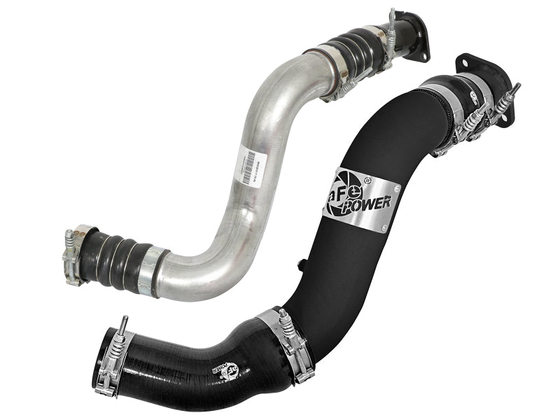 aFe Bladerunner 3in Intercooler Hot Side Tube for 16-17 Nissan Titan XD V8 5.0L (td) - 46-20288-B