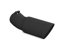Load image into Gallery viewer, MBRP Universal Tip 6in OD 5in Inlet 15.5in Length 30 Deg Bend Angled Rolled End Black - T5154BLK