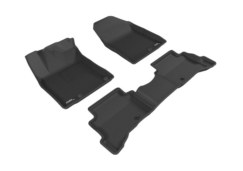 3D MAXpider 17-22 Hyundai IONIQ Hybrid / IONIQ Plug-In Hybrid Kagu Black Full Set - L1HY07801509