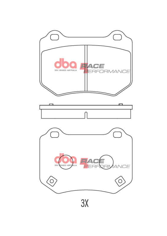 DBA 18-21 Subaru WRX STI Rear RP Performance Brake Pads - DB15007RP