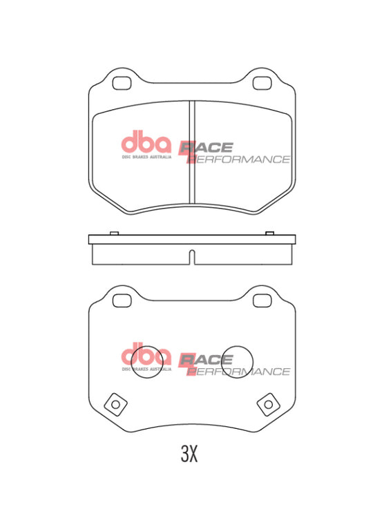 DBA 18-21 Subaru WRX STI Rear RP Performance Brake Pads - DB15007RP