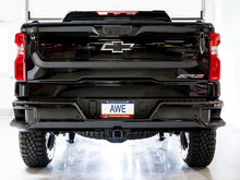 Load image into Gallery viewer, AWE Tuning 22-23 GMC Sierra 1500 AT4X 6.2L 0FG Catback Split Dual (Flat Bumper) - Bashguard(No Tips) - 3015-31972
