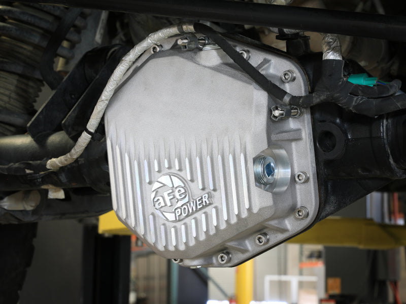 aFe 22-25 Ford Bronco Raptor V6 Rear Diff Cover - Raw w/ Machined Fins - 46-71460A
