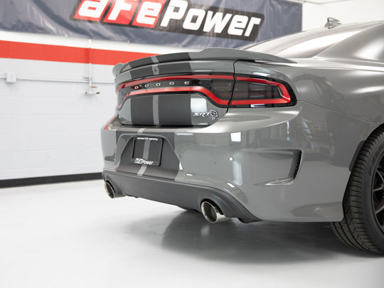aFe MACH Force-XP 4-1/2in Polished OE Replacement Exhaust Tips - 15-19 Dodge Charger/Hellcat - 49C32068-P