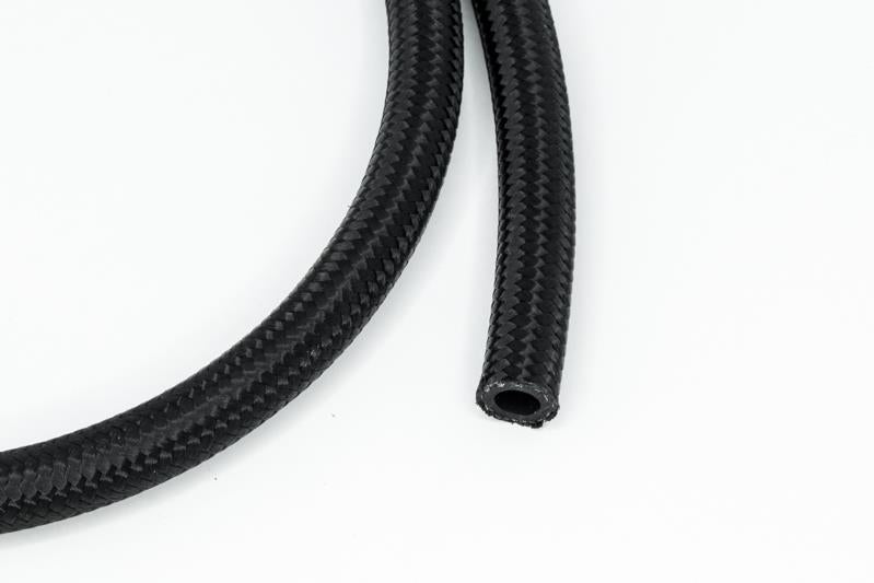 DeatschWerks 6AN Black Nylon Braided CPE Hose 20 Feet - 6-02-0815-20