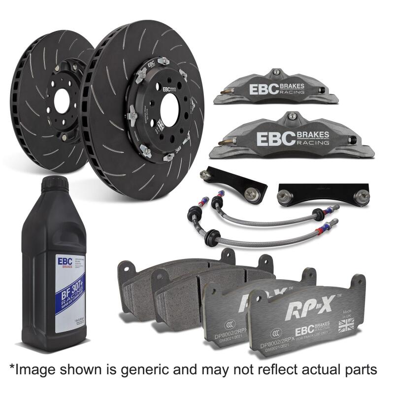 EBC Racing Renault Clio Mk4 Anodized Apollo-4 Calipers 330mm Rotors Front Big Brake Kit - BBK026R-1FR