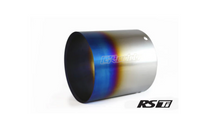 Load image into Gallery viewer, GReddy Burnt Titanium Tip (105mm Dia/120mm Length) for Revolution RS/RS-TI/RS-Race - 11002111