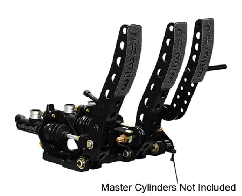 Wilwood Pedal Assembly Floor Mount-Brake Clutch & Throttle - 340-12410