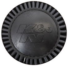 Load image into Gallery viewer, K&amp;N Universal Rubber Filter Round Tapered 6in Flange ID x 7.5in Base OD x 5.25in Top OD x 6in Height - RU-3102HBK
