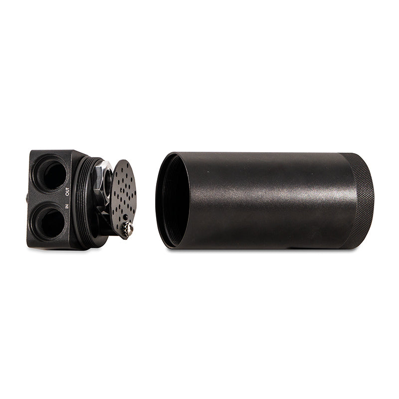 Mishimoto 2018+ Jeep Wrangler JL 2.0L Baffled Oil Catch Can Kit - Black - MMBCC-JLH-18CBE