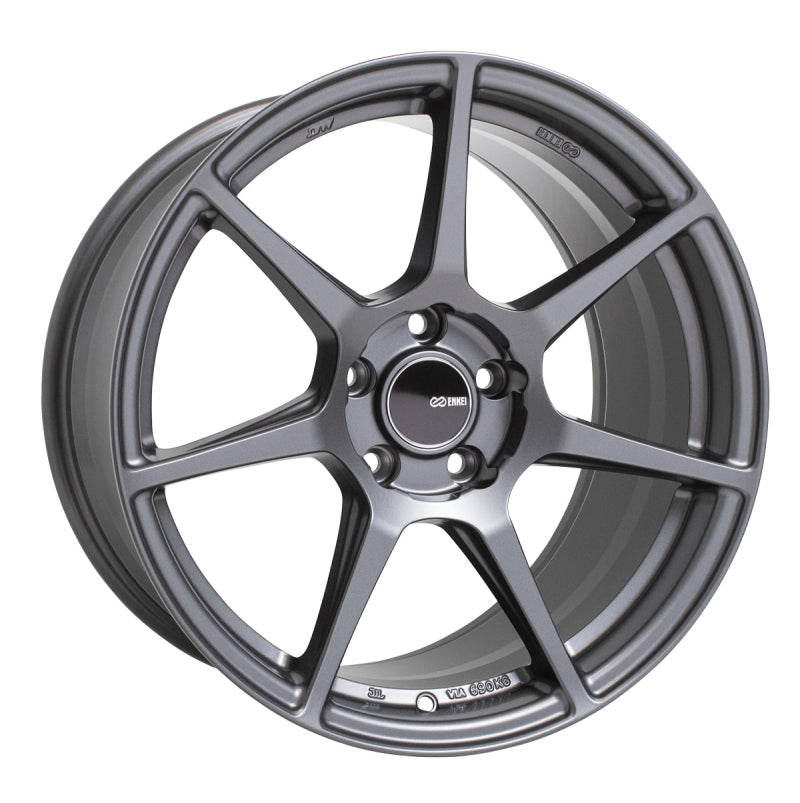 Enkei TFR 17x8 5x112 45mm Offset 72.6 Bore Diameter Matte Gunmetal Wheel - 516-780-4445GM