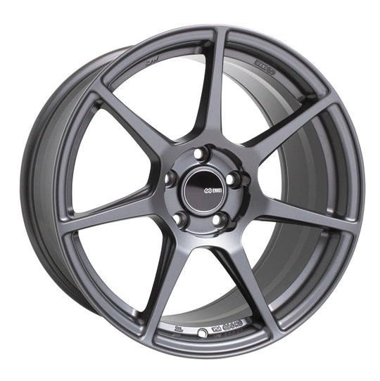 Enkei TFR 17x8 5x112 45mm Offset 72.6 Bore Diameter Matte Gunmetal Wheel - 516-780-4445GM