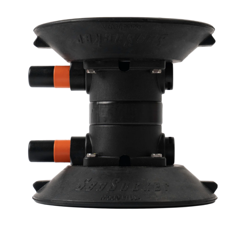 SeaSucker 6in. Double Tap - Black (SeaSuckers are Back to Back) - VM1202B