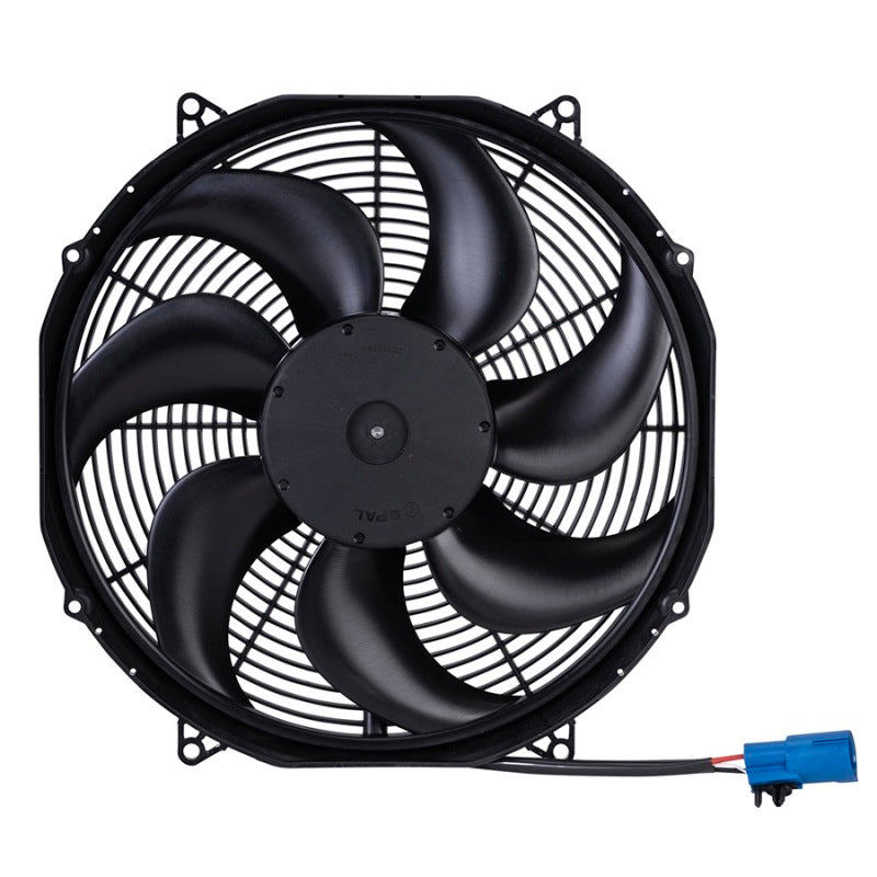 SPAL 300W 15.2in Flush Mount Brushless Fan w/Jumper Harness - 30107125-PKG