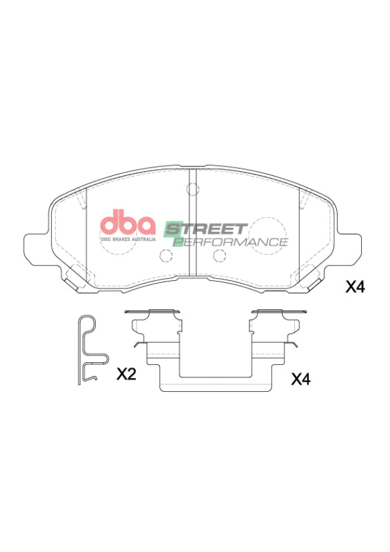 DBA 11-14 Chrysler 200 SP Performance Front Brake Pads - DB1441SP