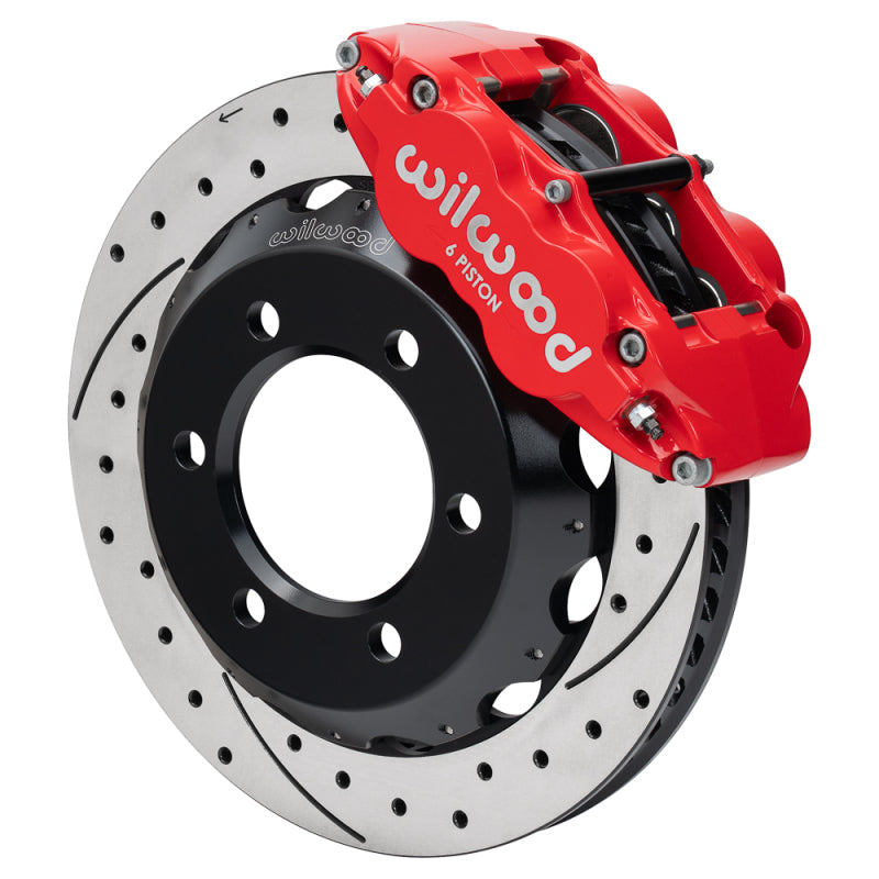 Wilwood kit front FNSL6R blazer 1971-91 12.88 rotor 6 lug SRP red - 140-18155-DR