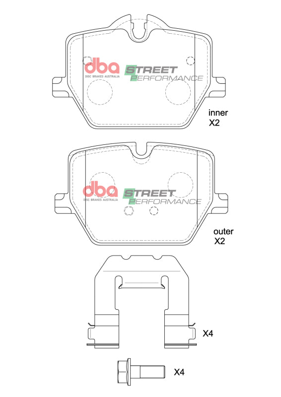 DBA 20-23 Toyota Supra (345mm Rear Rotor) SP Performance Rear Brake Pads - DB15189SP