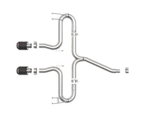 Load image into Gallery viewer, aFe Takeda 2-1/2in 304 SS Axle-Back Exhaust w/Carbon Tips 17-20 Honda Civic Sport L4-1.5L (t) - 49-36625-C